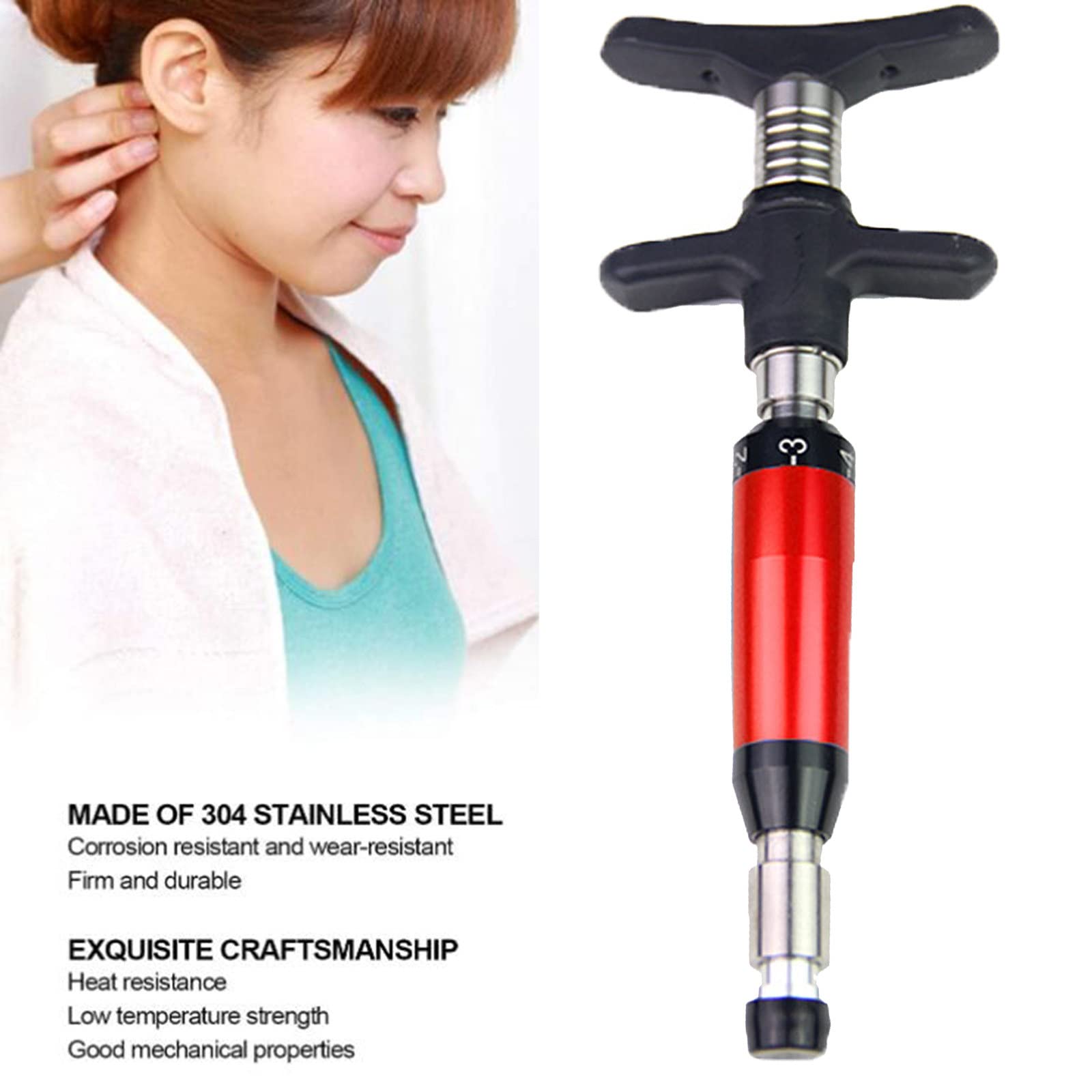 Chiropractic Adjusting Tool,6 Levels Manual Spine Adjusting